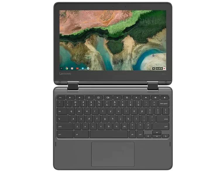 Lenovo 11.6" 300e Chromebook Touchscreen LCD 2 in 1- MediaTek M8173C Quad-core 2.1GHz 4GB LPDDR3 32GB Flash Memory Chrome OS Model 81H00000US (Renewed)