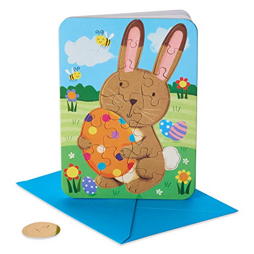 Papyrus Easter Card for Kids (Easter Bunny Puzzle)
