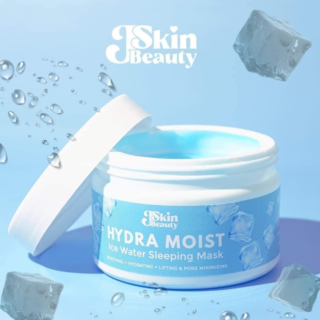 J Skin Beauty HYDRA MOIST Ice Water Sleeping Mask, 300g Fast absorbing.With cooling effect