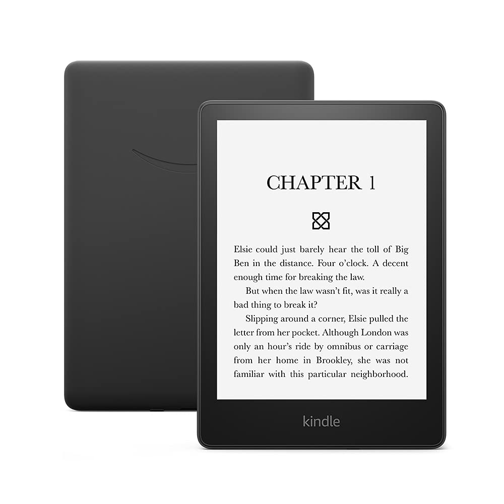 Amazon Kindle Paperwhite (16 GB) – Now with a larger display, adjustable warm light, increased battery life, and faster page turns – Black