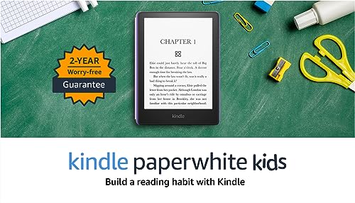 Kindle Paperwhite Kids – kids read, on average, more than an hour a day with their Kindle, 16 GB, Robot Dreams