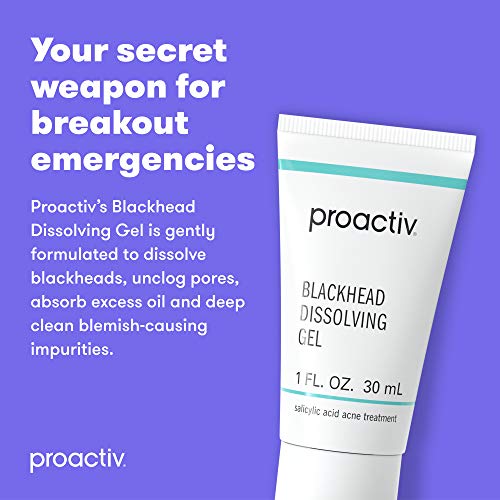 Proactiv Blackhead Dissolving Acne Gel - Salicyclic Acid Acne Spot Treatment For Face - Unclog Pores and Reduce Blemishes, 1oz