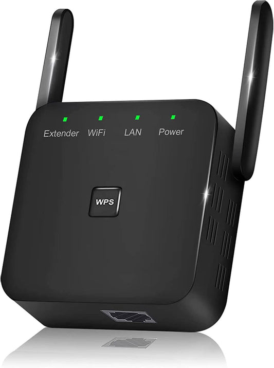 HIMALU 2024 Newest WiFi Extender/Repeater，Covers Up to 9860 Sq.ft and 60 Devices, Internet Booster - with Ethernet Port, Quick Setup, Home Wireless Signal Booster