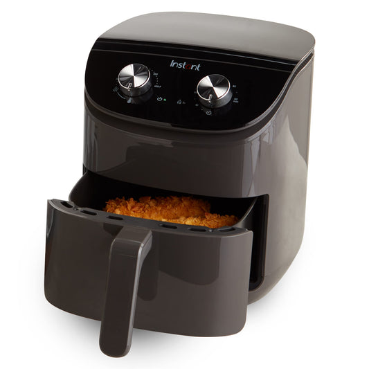 Instant Essentials 4QT Air Fryer with EvenCrisp Technology that Crisps and Reheats, Easily Adjust Time & Temperature For Quick Meals, 100+ In-App Recipes, from the Makers of Instant Pot, Black