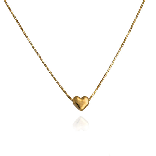 Gold Necklace For Women, Heart Necklaces For Women Aesthetic Gold Plated Heart Necklace Heart Pendant Necklace, Boho Jewelry Non Tarnish Gold Necklace Waterproof Jewelry For Women By Annika Bella