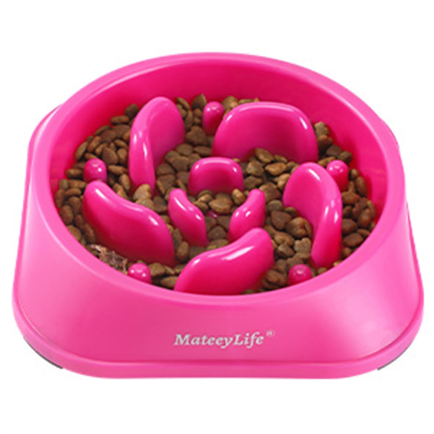 MateeyLife Slow Feeder Dog Bowls, Anti-Choking Puzzle Dog Food Bowls, Non Slip Interactive Dog Feeding Bowls That Slow Down Eating, Bloat Stop Maze Dog Dishes Dog Feeder for Medium Large Breeds Purple