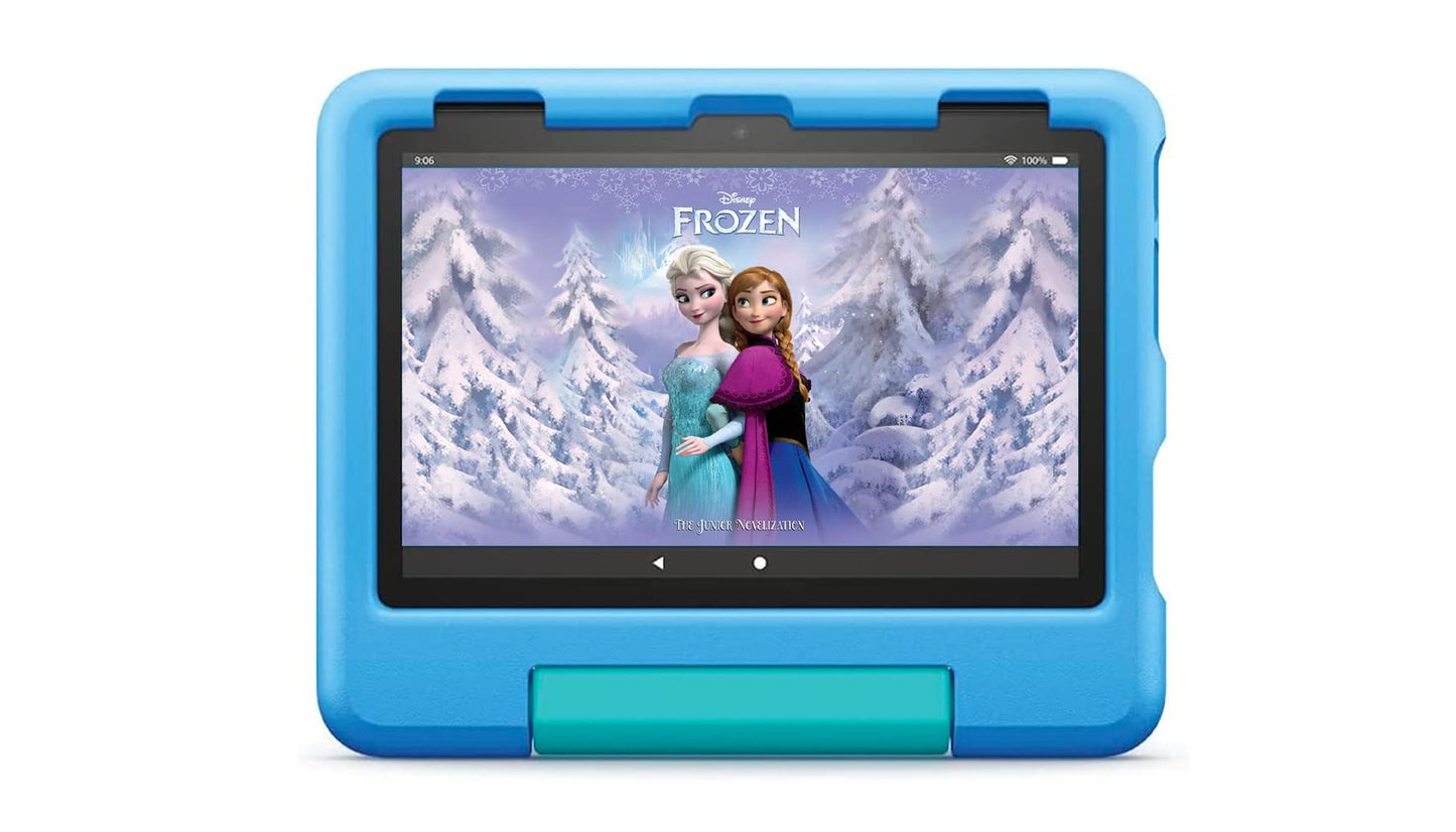 Amazon Fire HD 8 Kids tablet, ages 3-7. Top-selling 8" kids tablet on Amazon - 2022 | ad-free content with parental controls included, 13-hr battery, 32 GB, Blue