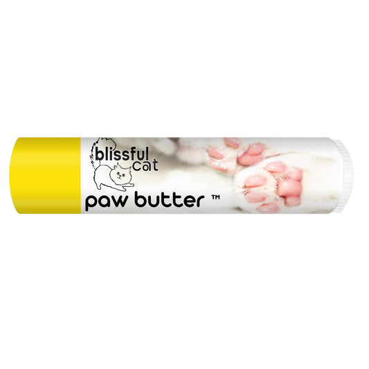 The Blissful Cat Paw Butter, Moisturizer For Dry Paw Pads, Softens and Protects a Rough Paw, Versatile, Lick-Safe Cat Paw Balm, 0.15 oz.