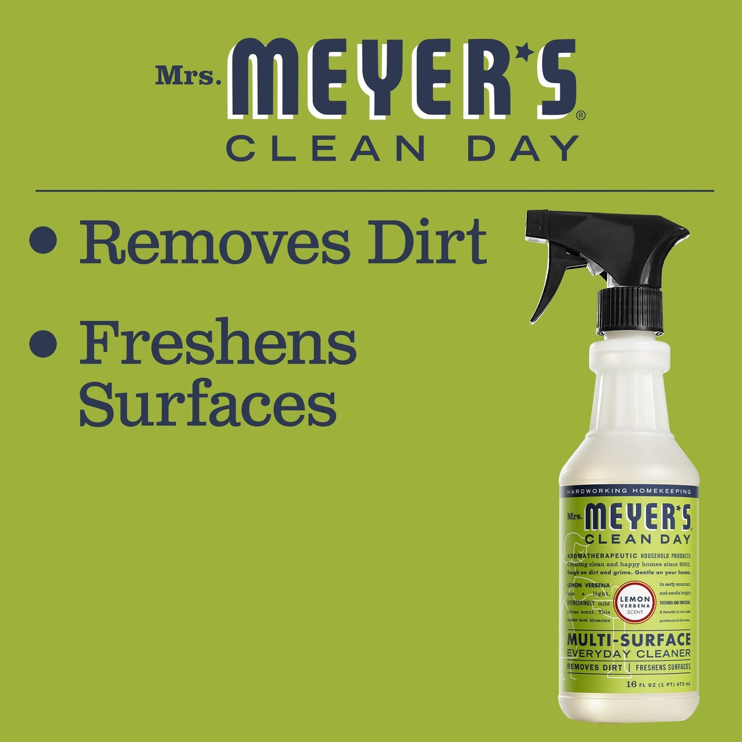 Mrs. Meyer's All-Purpose Cleaner Spray, Lemon Verbena, 16 fl. oz