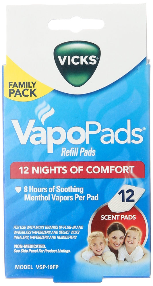 Vicks Vapo Pad Family Pack, 12 Count