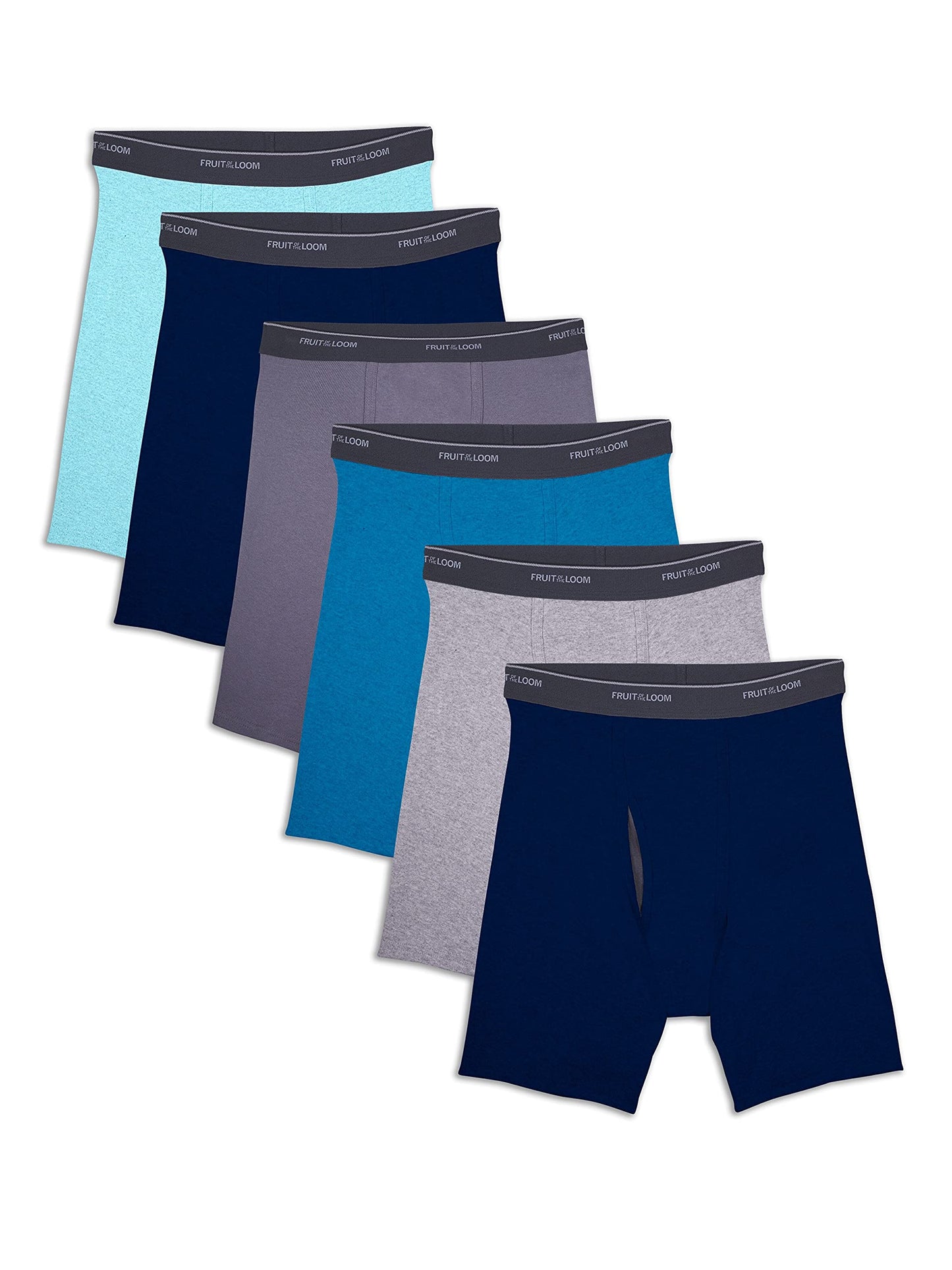 Fruit of the Loom Men's Coolzone Boxer Briefs, Moisture Wicking & Breathable, Multipacks, 144 Pack-Assorted Colors, Small