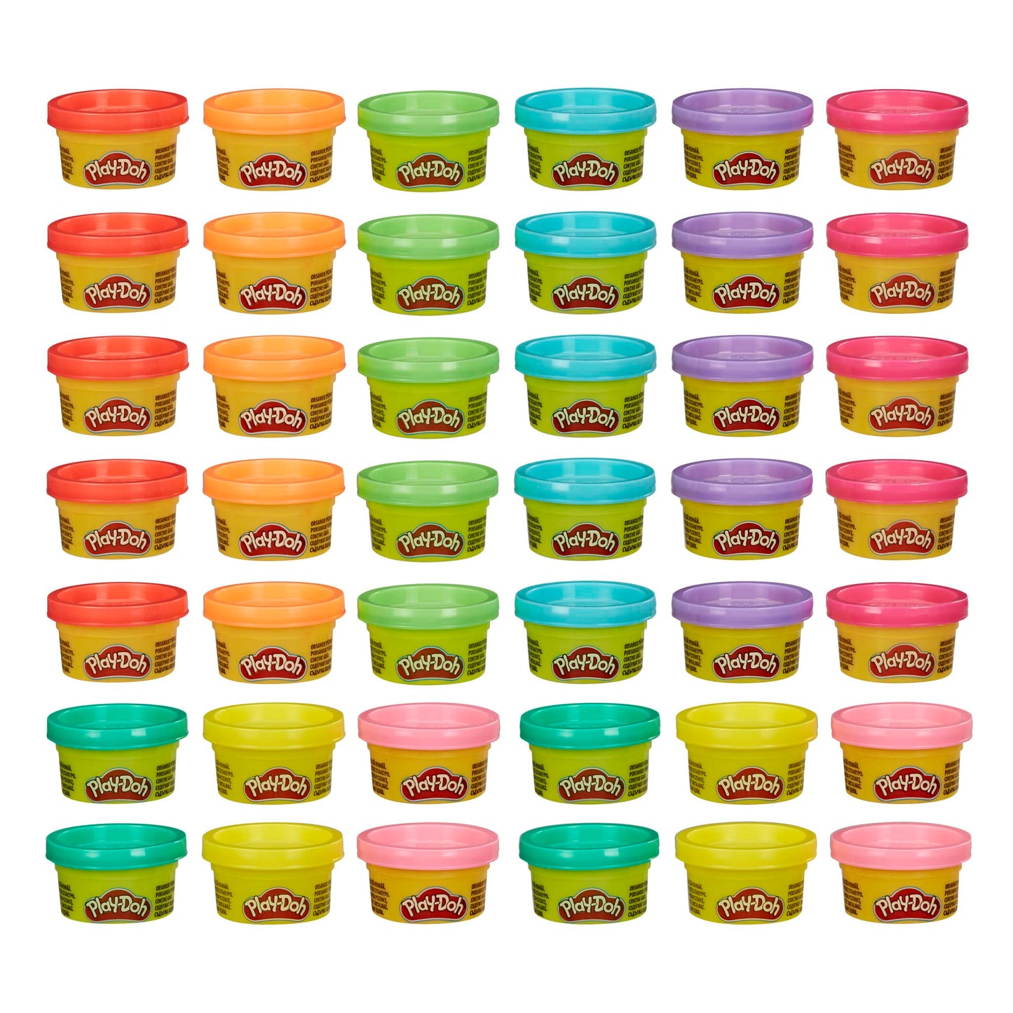 Play Doh Bulk Handout 42 Pack of 1-Ounce Modeling Compound, Party Favors, Kids Easter Basket Stuffers or Egg Fillers, Ages 2+ (Amazon Exclusive)