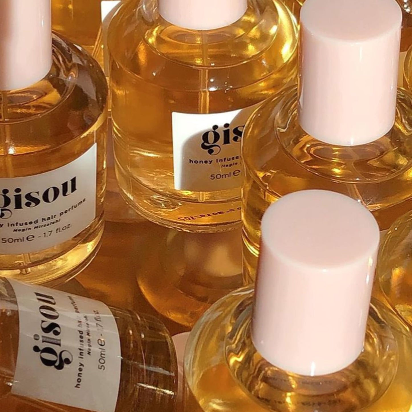 Gisou Honey Infused Hair Perfume, A Travel-Friendly Fragrance with Sweet Notes of Honey Blended into Spring Florals (1.7 fl oz)