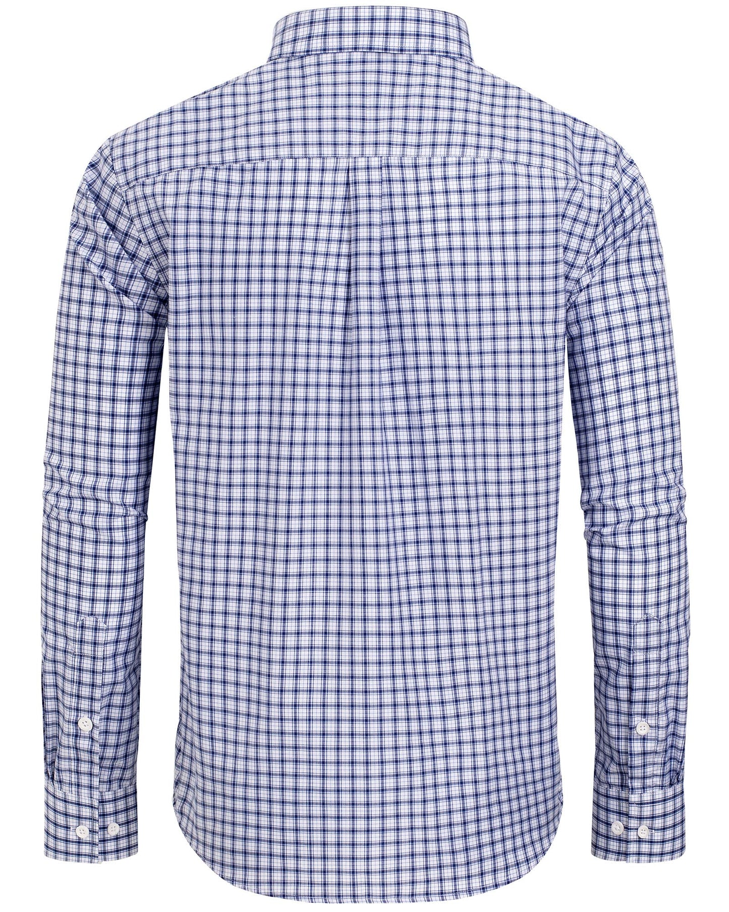 Alimens & Gentle Mens Gingham Button Down Shirt Long Sleeve Cotton Regular Fit Plaid Dress Shirts